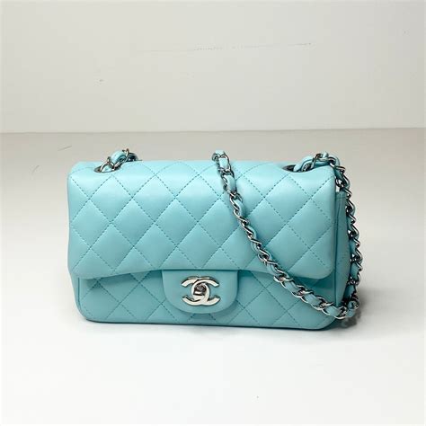 navy blue chanel bag|tiffany blue chanel bag.